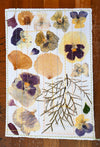 Handmade Blank Card - Pressed Flowers